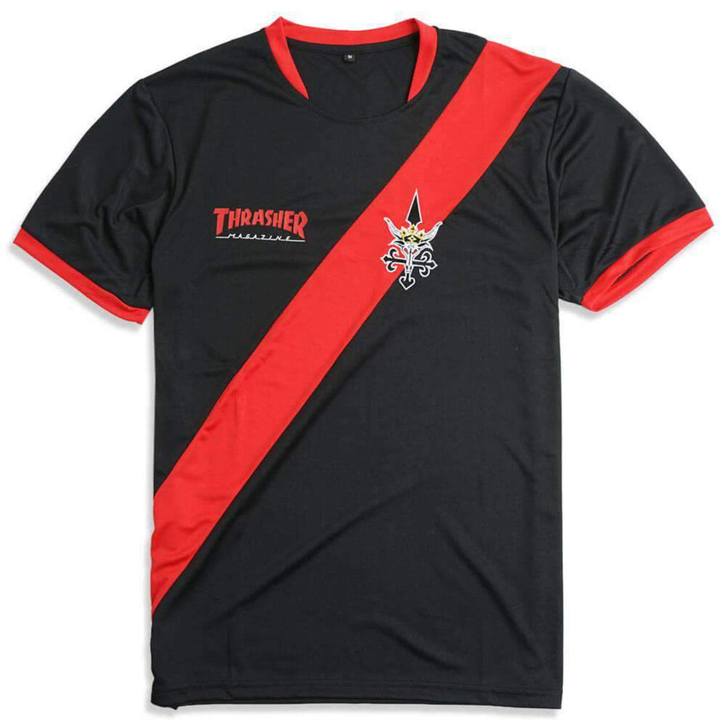 Thrasher Futbol Jersey - Black/Red
