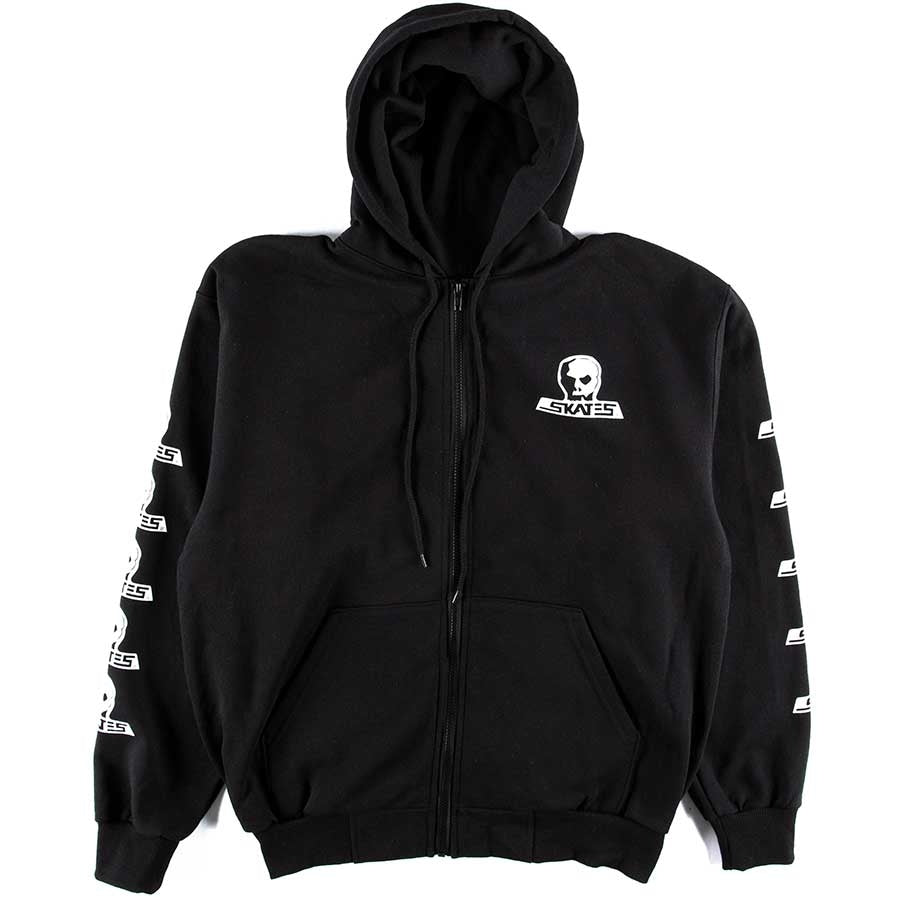 Skull Skates Logo Zip Hoodie - Black