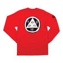 Load image into Gallery viewer, Welcome Tali-Scrawl L/S Tee - Red/Black/White
