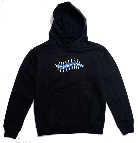 Youth Ninetimes Millzipede Hoodie - Black