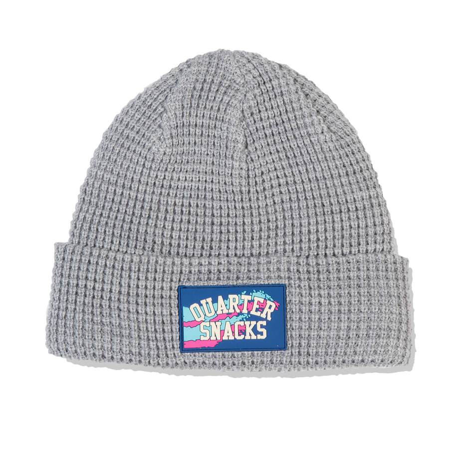 Quartersnacks Waffle Beanie - Grey