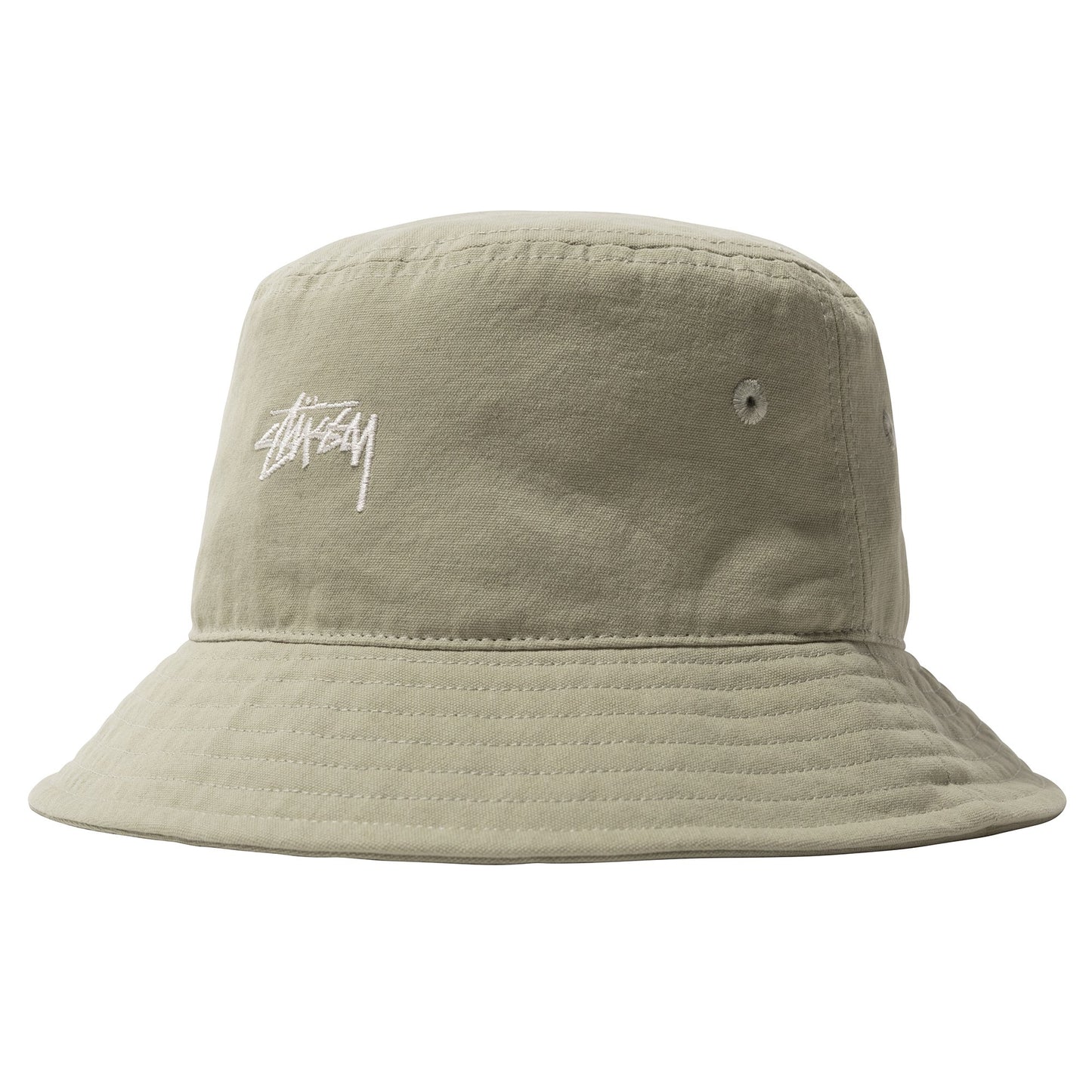 Stussy Stock Canvas Bucket Hat - Light Green