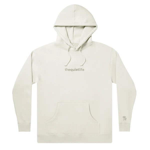 The Quiet Life Origin Embroidered Hoodie - Bone