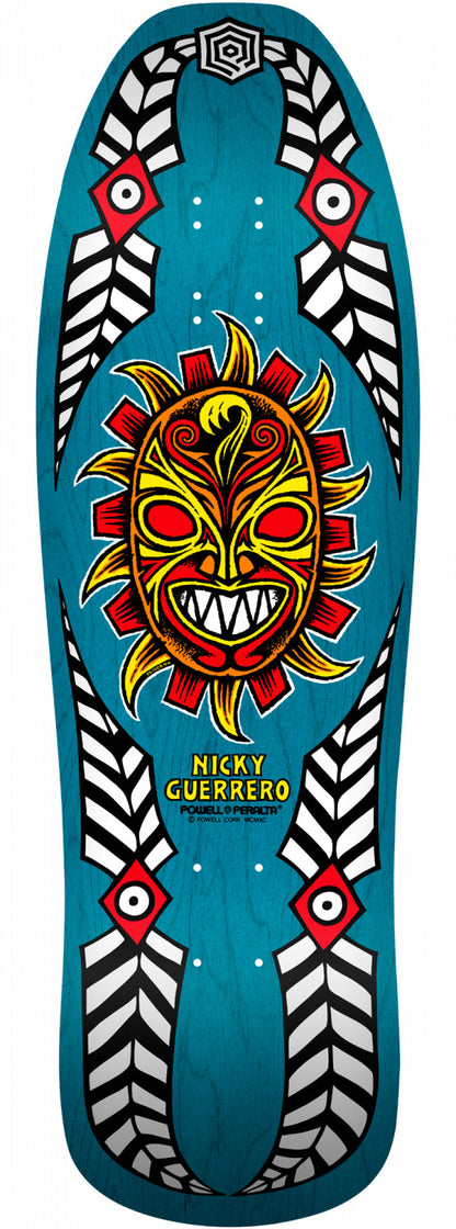 Powell Peralta Guerrero Mask Deck - 10 Blue