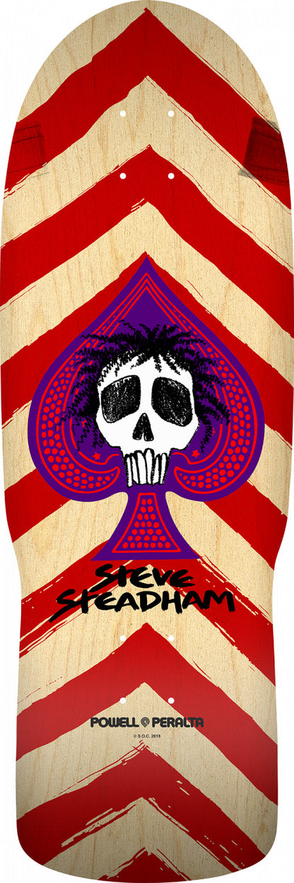 Powell Peralta Steadham Spade Deck - 10 Natural/Red