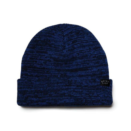 The Quiet Life Speckle Beanie - Blue/Black