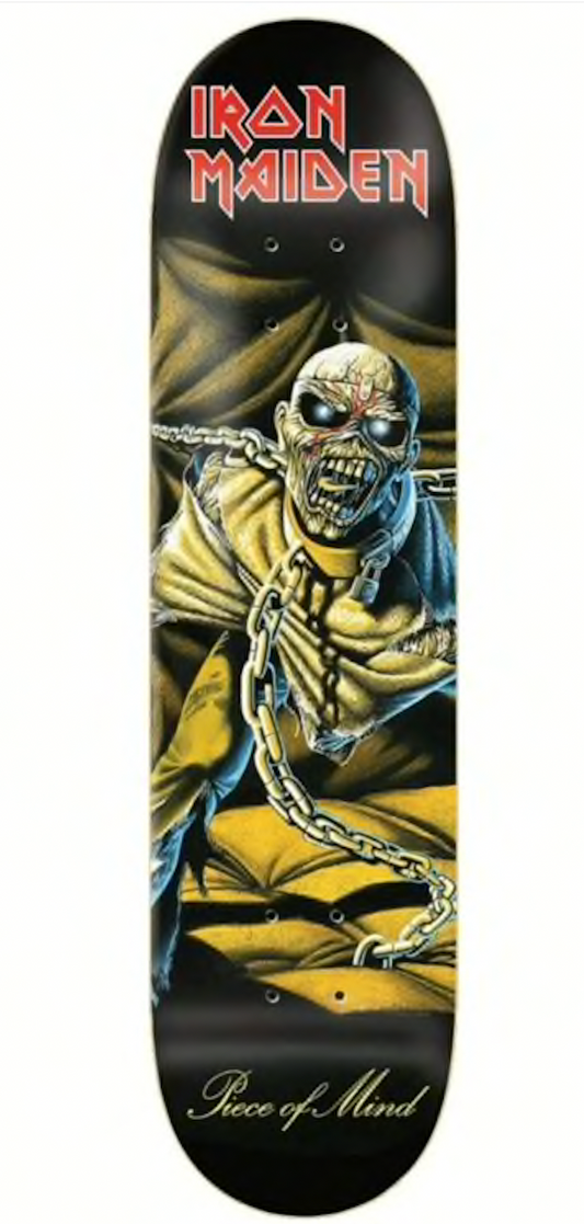 Zero X Iron Maiden Piece Of Mind Deck - 8.375