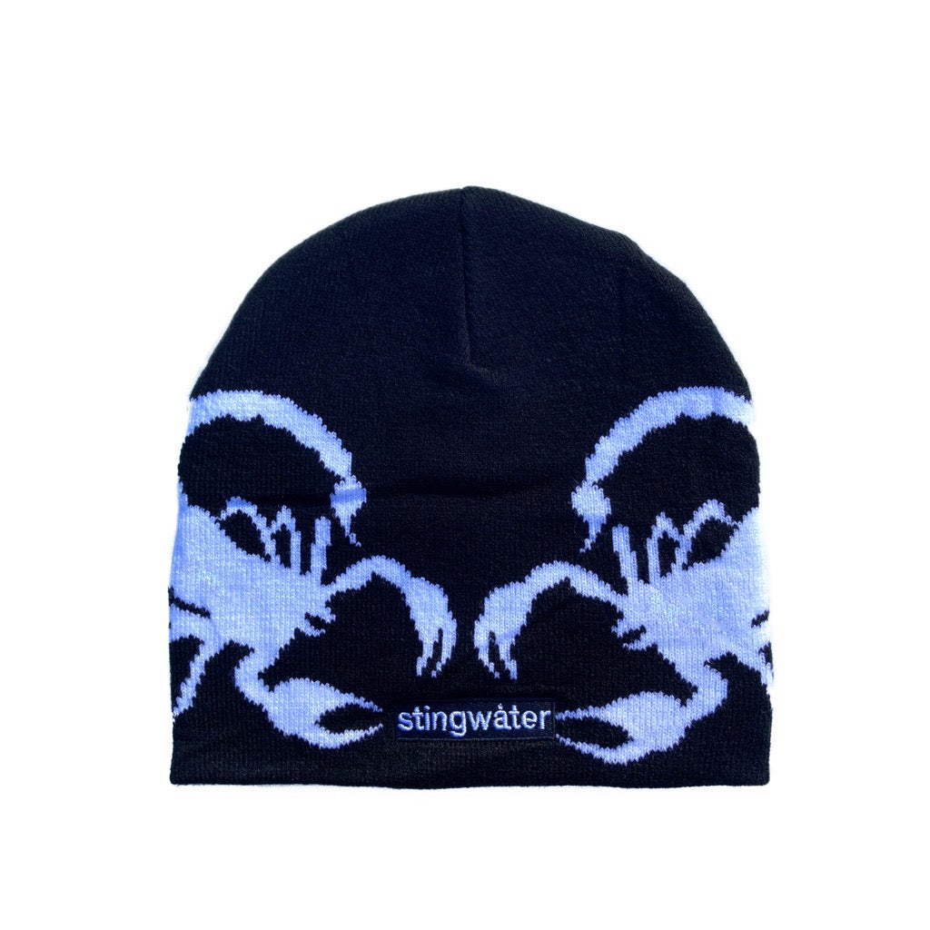 Stingwater Double Sting Scorpion Beanie - Black