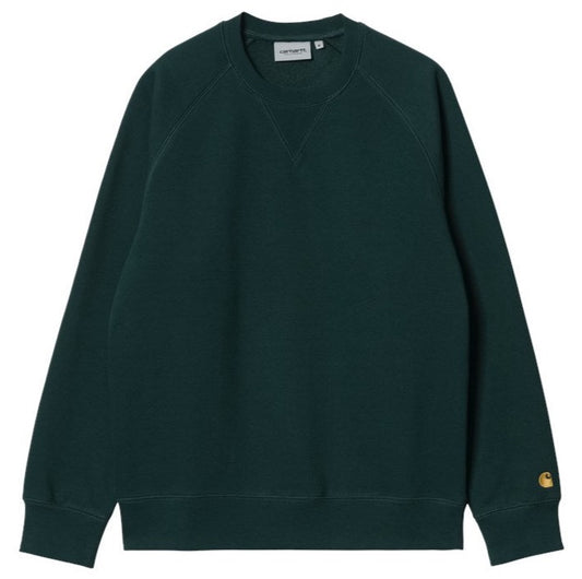 Carhartt WIP Chase Crewneck - Frasier/Gold