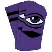 Load image into Gallery viewer, Toy Machine Sect Eye Socks - Purple