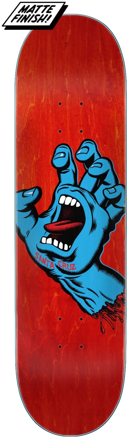 Santa Cruz Screaming Hand Deck - 7.8