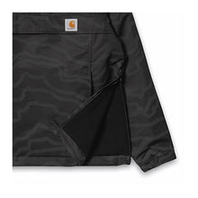 Load image into Gallery viewer, Carhartt WIP Nimbus Pullover Jacket Deep Freeze Print - Black/Reflective Black