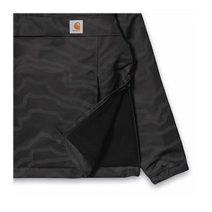 Carhartt WIP Nimbus Pullover Jacket Deep Freeze Print - Black/Reflective Black