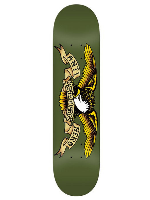 Antihero Classic Eagle Deck Olive - 8.38