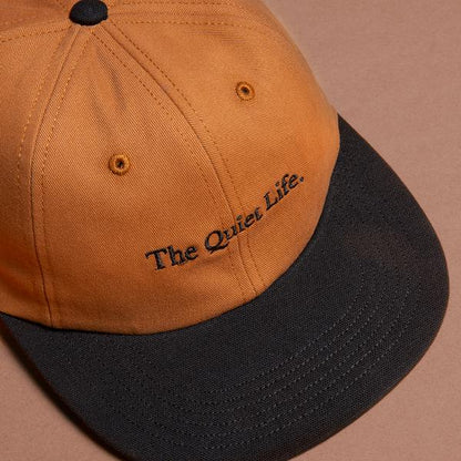 The Quiet Life Serif Polo Hat - Caramel/Black