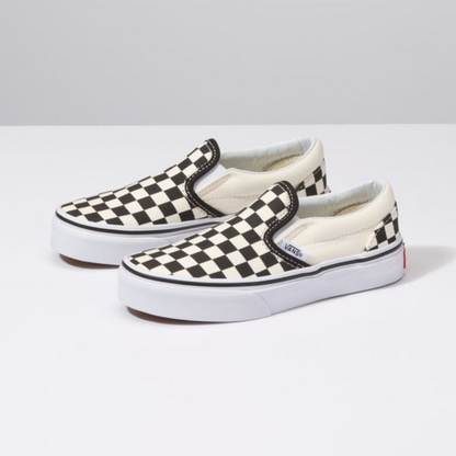 Vans Kids Classic Slip-On - Checkerboard Black/White