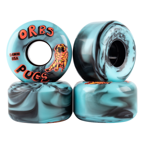 Welcome Orbs Pugs Wheels - 85A 54mm Black/Blue