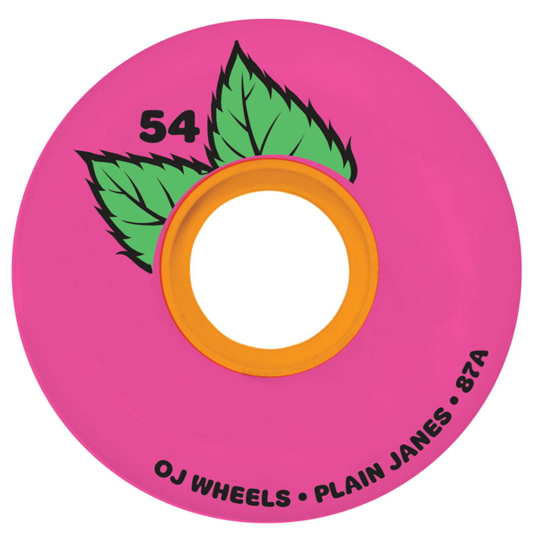 OJs Plain Jane Keyframe Wheels - 87A 54mm Pink