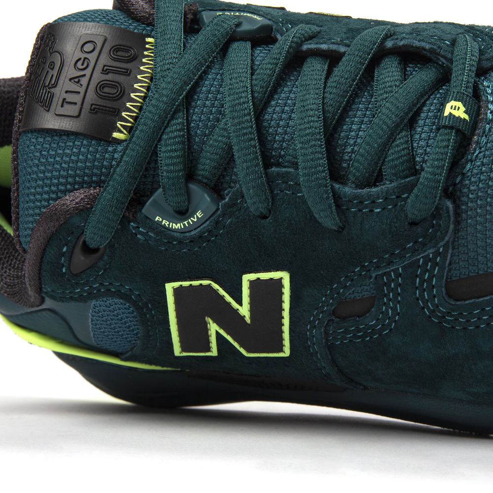 New Balance Numeric X Primitive Tiago 1010 - Deep Teal/Lime Green