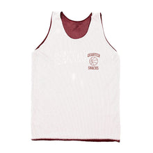 Load image into Gallery viewer, Quartersnacks Reversible Snacks Basketball Jersey - Burgundy/White