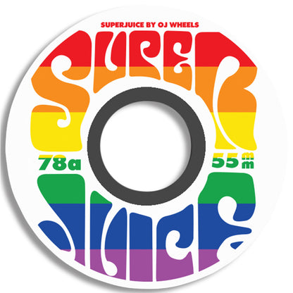 OJs Rainbow Mini Super Juice Wheels - 78A 55mm