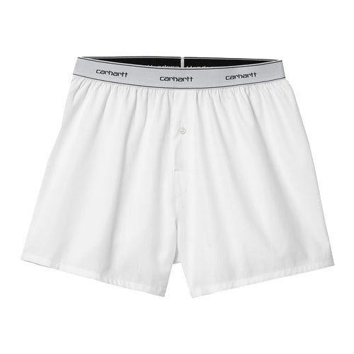 Carhartt WIP Cotton Script Boxers - White