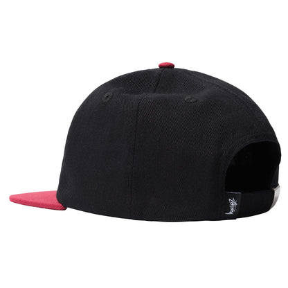 Stussy 2-Tone Team Strapback Cap - Black