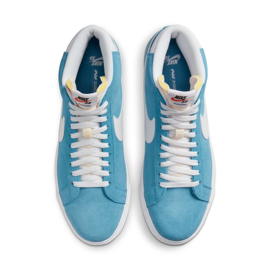 Nike SB Zoom Blazer Mid - Cerulean Blue/White