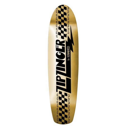 Krooked Zip Zinger Gold Foil Deck - 7.75