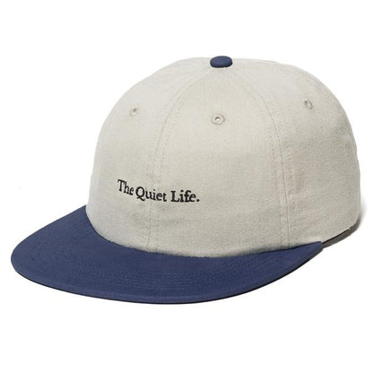 The Quiet Life Serif Polo Hat - Stone/Blue