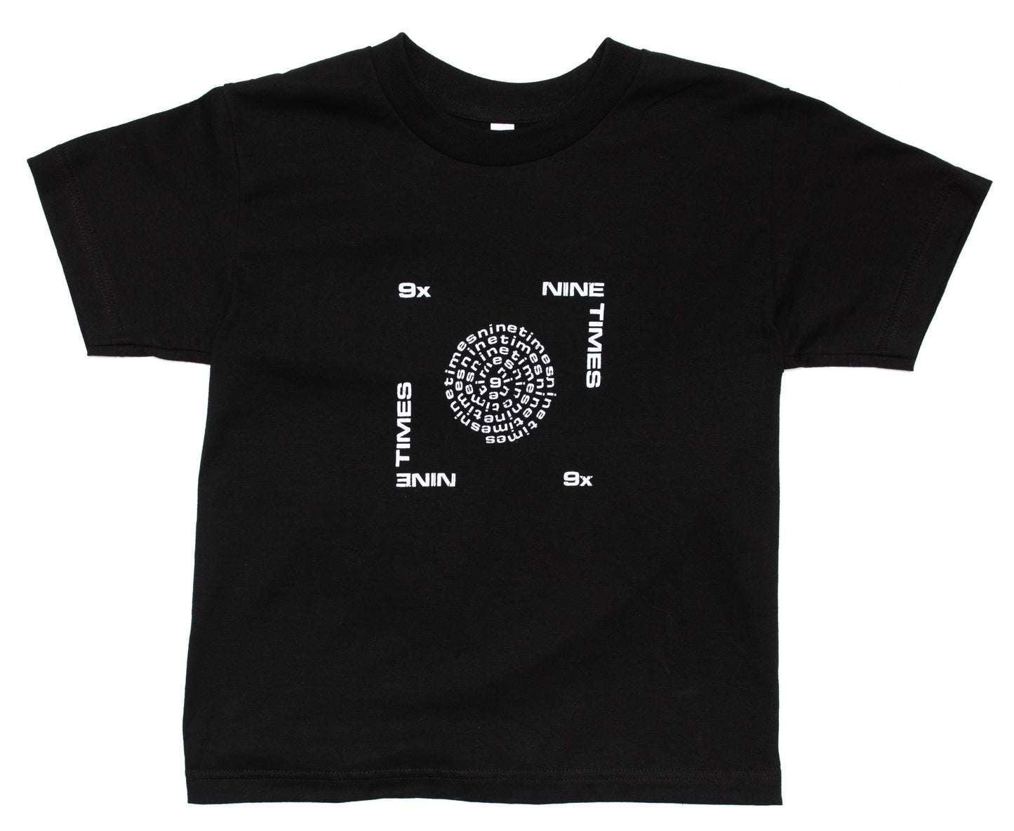 Youth Ninetimes Letraset Tee - Black