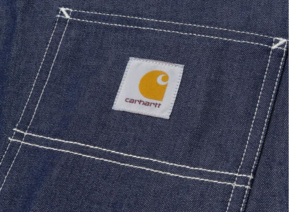 Carhartt WIP Ruck Single Knee Short - Blue Rigid Denim