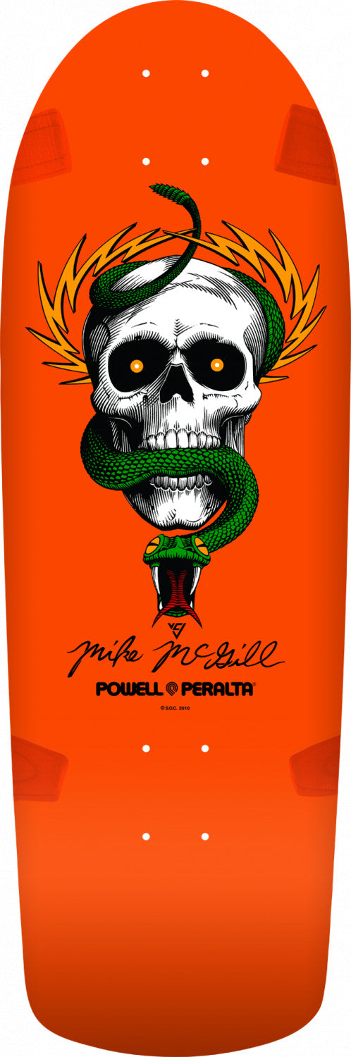 Powell Peralta McGill Skull & Snake Deck - 10.0 Orange