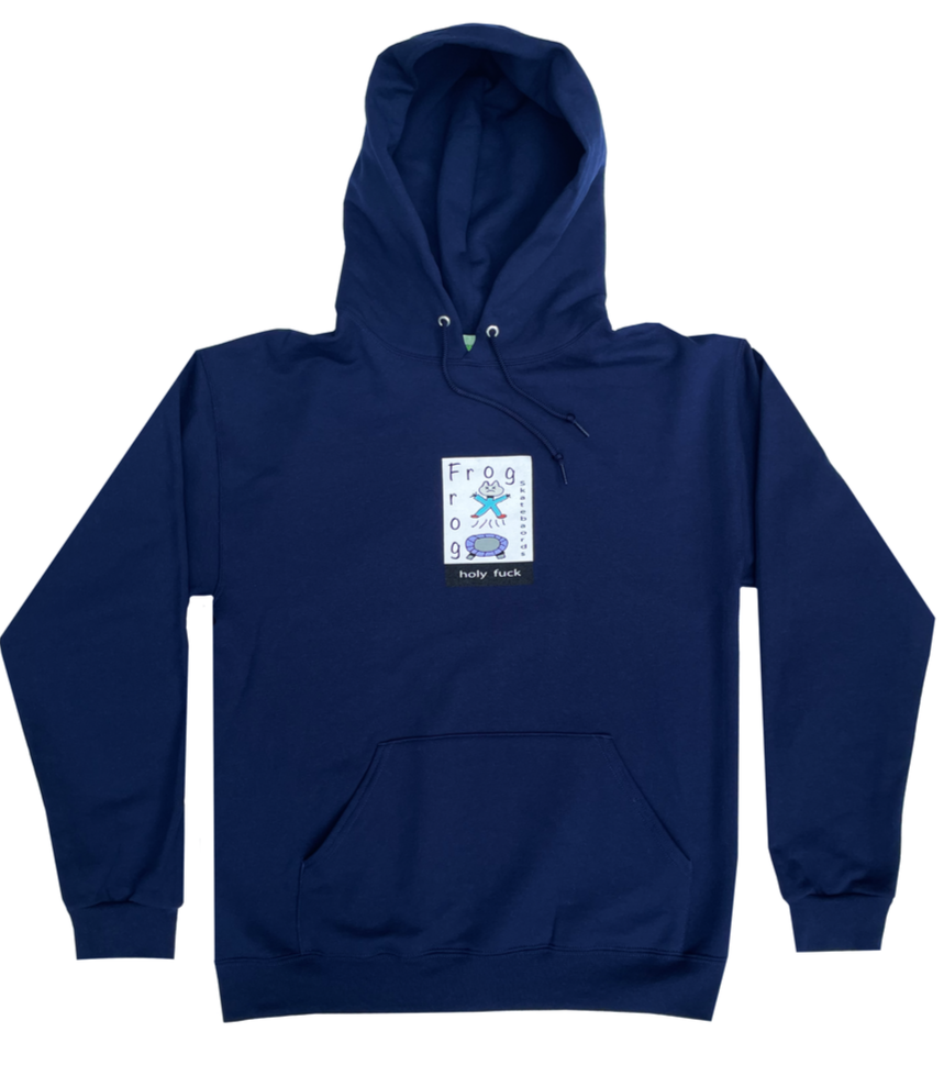 Frog Holy F*ck Hoodie - Navy