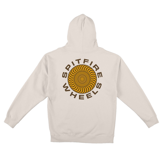 Spitfire Classic '87 Swirl Hoodie - Bone