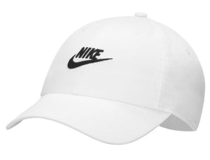 Nike Heritage 86 Futura Washed Hat - White/Black