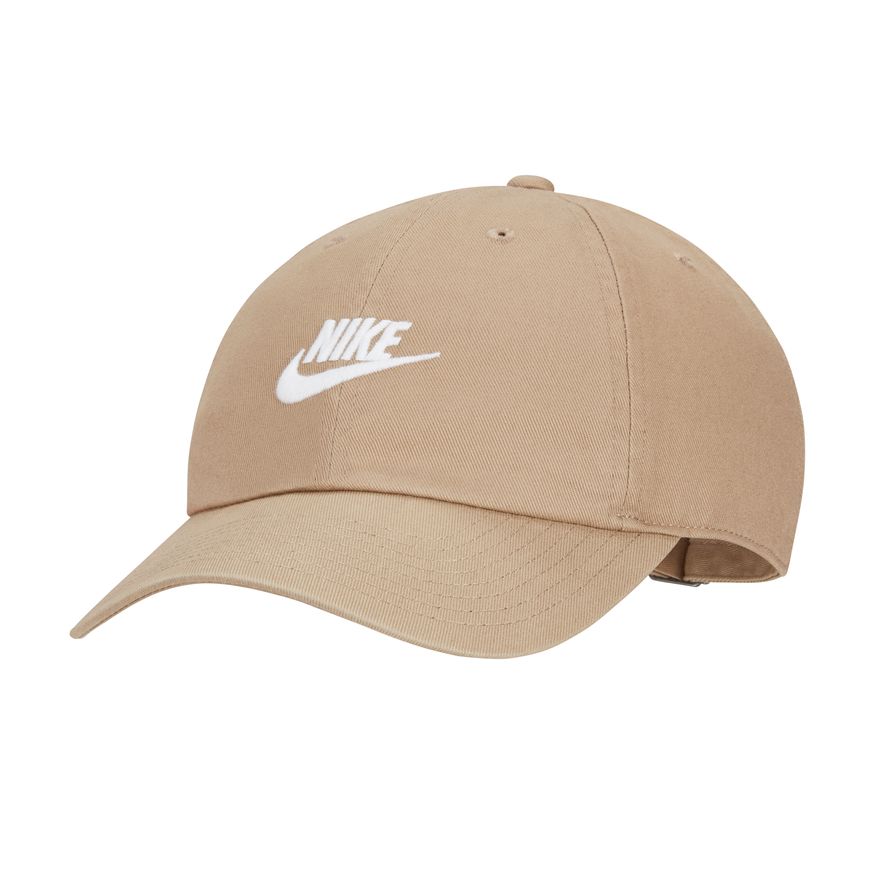 Nike Heritage 86 Futura Washed Hat - Khaki/White