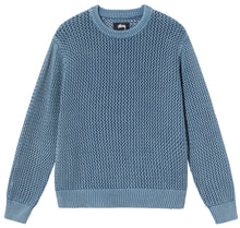 Load image into Gallery viewer, Stussy Pigment Dyed Loose Gauge Sweater - Seafoam