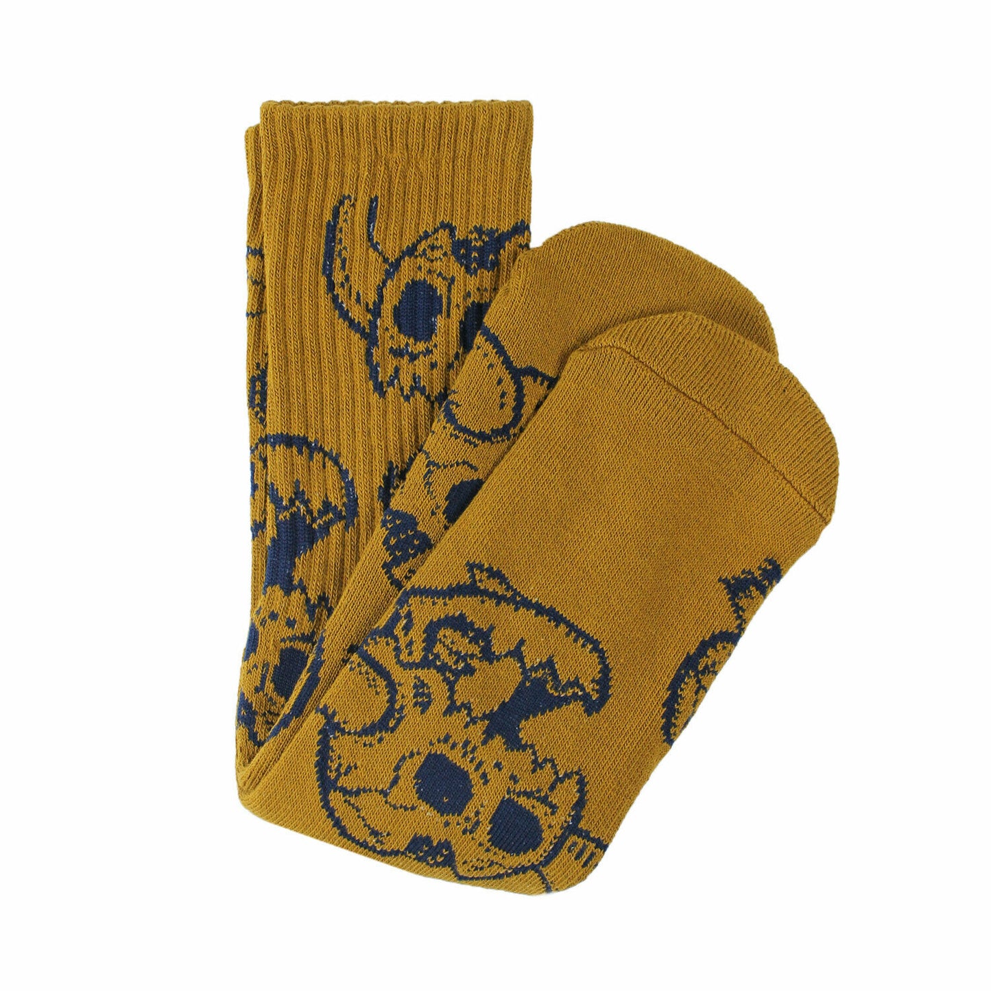 Toy Machine Monster Skull Sock - Olive