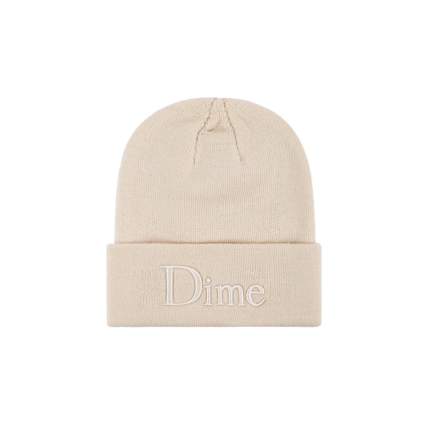 Dime 3D Logo Beanie - Cream