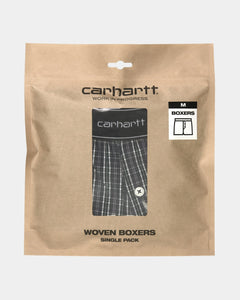 Carhartt WIP Cotton Script Boxers - Grove James Check