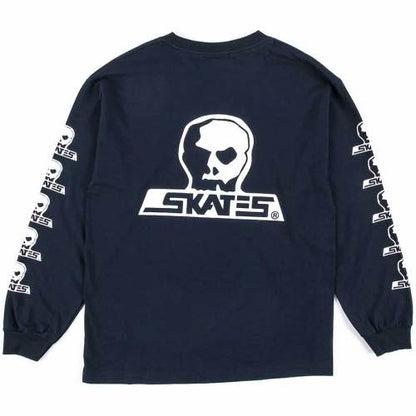 Skull Skates Logo Longsleeve - Navy