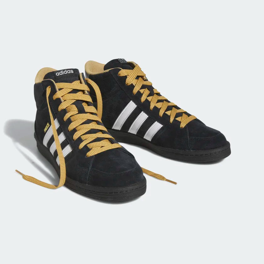 Adidas high tops black 2025 white