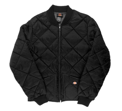 Dickies Nylon Diamond Quilted Jacket - Black