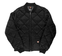 Load image into Gallery viewer, Dickies Nylon Diamond Quilted Jacket - Black