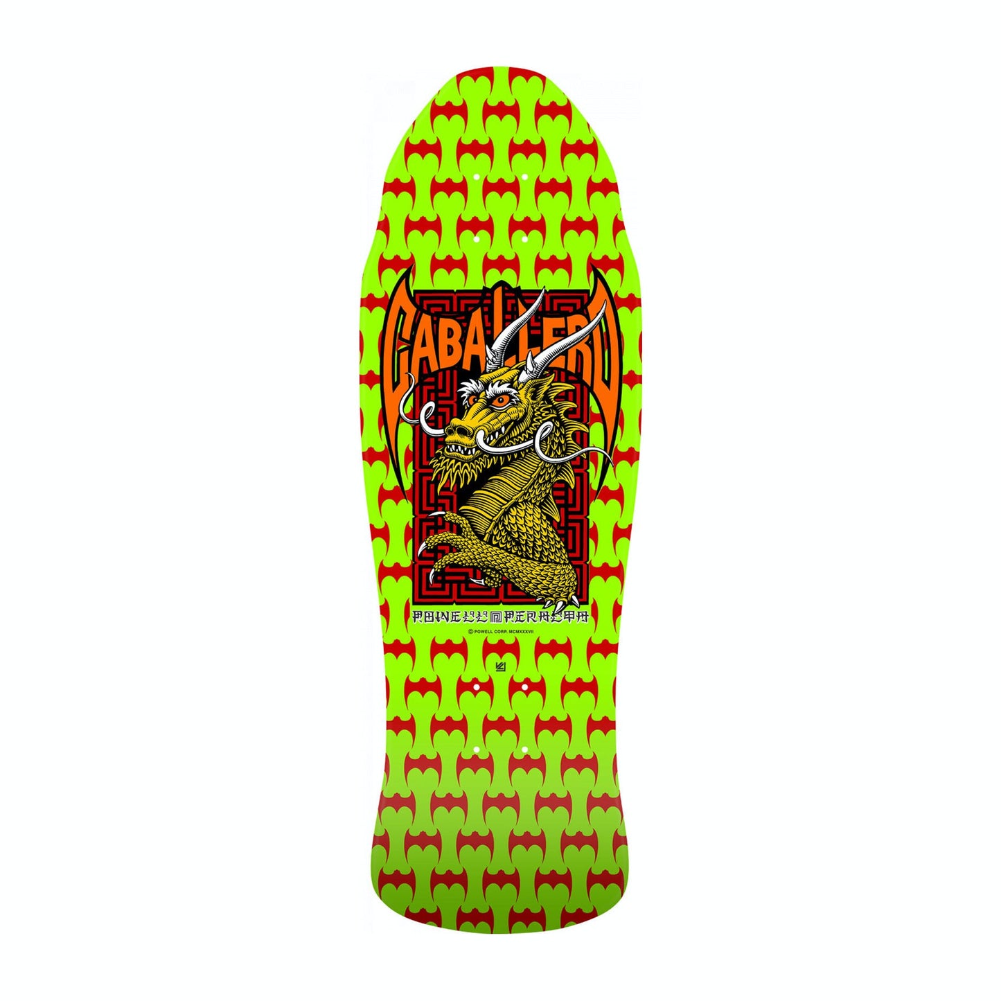 Powell Peralta Steve Cab Street Dragon - 9.625 Lime