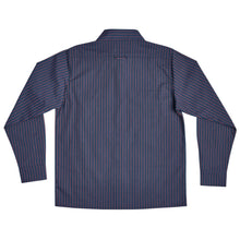 Load image into Gallery viewer, Independent L/S Bar Logo Button-Up Shirt - Navy Stripe