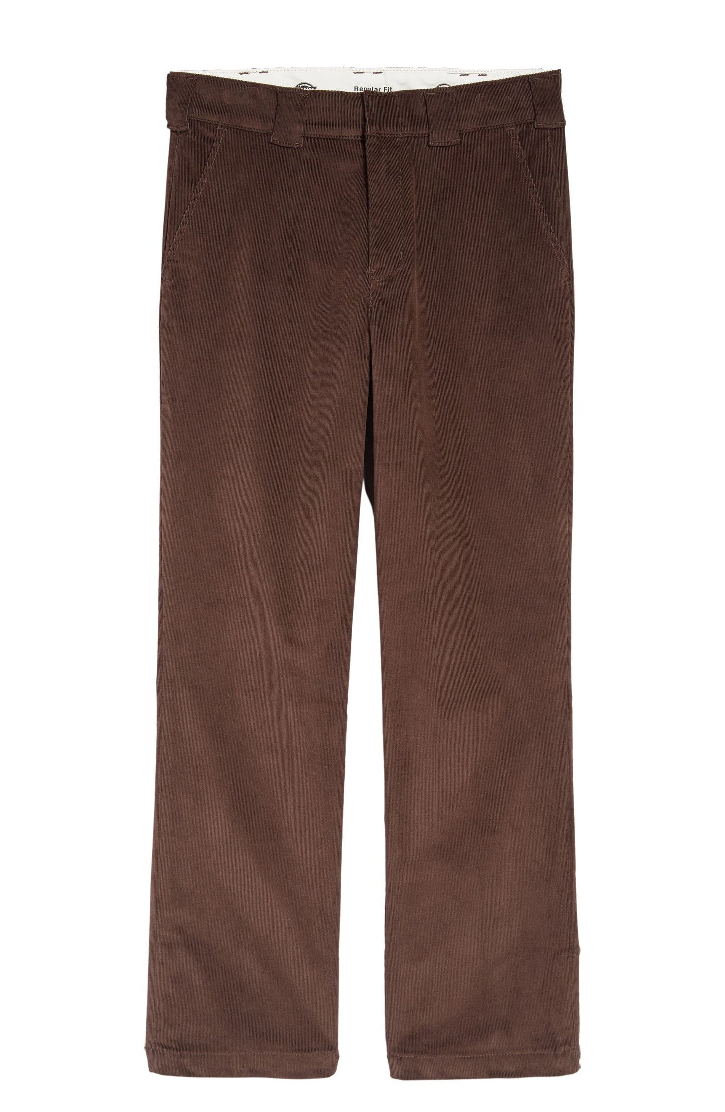 Dickies Flat Front Corduroy Work Pant - Chocolate Brown