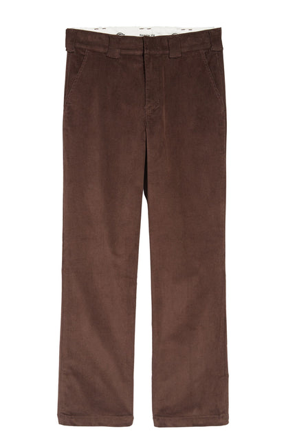 Dickies Flat Front Corduroy Work Pant - Chocolate Brown