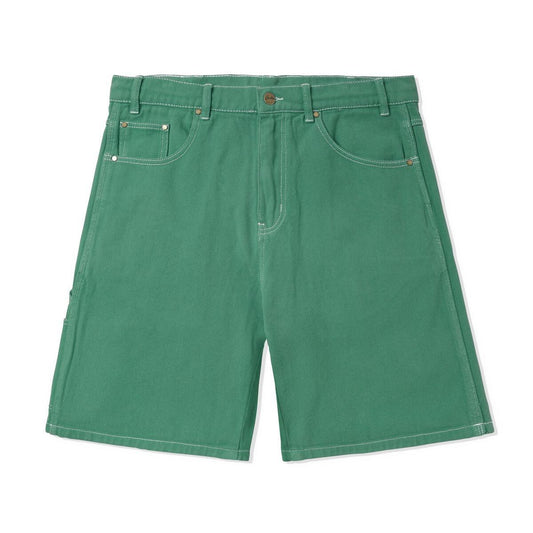 Butter Goods Overdye Denim Shorts - Ivy Green